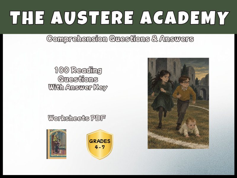 The Austere Academy | A Series of Unfortunate Events | Reading Comprehension | Years 4–7 | KS2–KS3