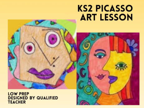 KS2 Picasso Cubism Portrait Art Lesson Plan