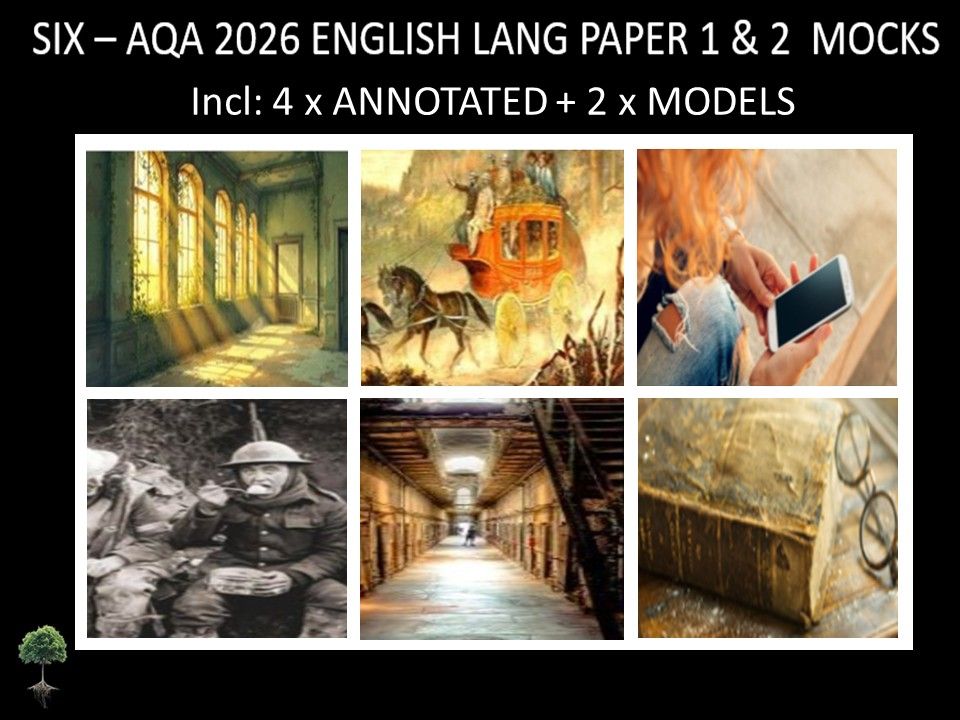 SIX - AQA PAPER 1 & 2 | 2026 FULL MOCKS | ANNOTATED | MODELS
