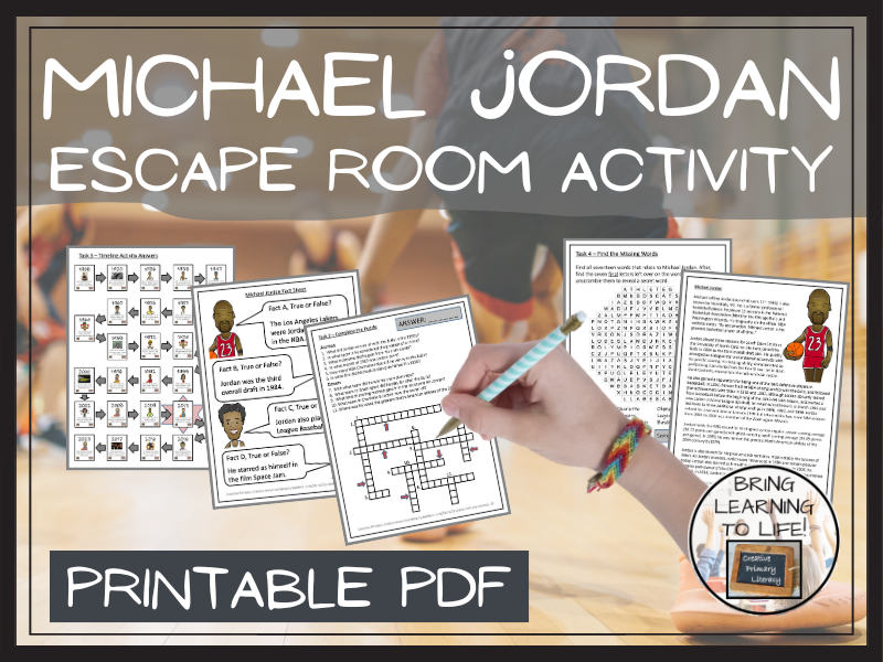 Michael Jordan Escape Room Activity