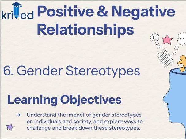 Gender Stereotypes – Year 8 PSHE Lesson on Equality and Identity