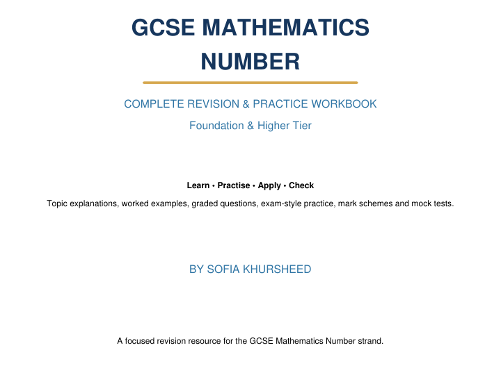 GCSE MATHEMATICS NUMBERS