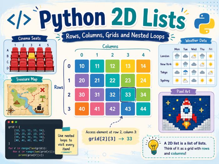 Python 2D Lists Course