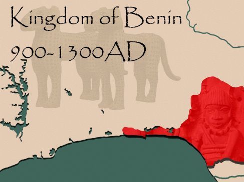 Kingdom of Benin Map 900-1300AD