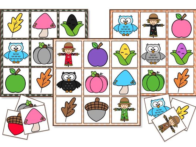 Autumn Themed Colour Matching Game