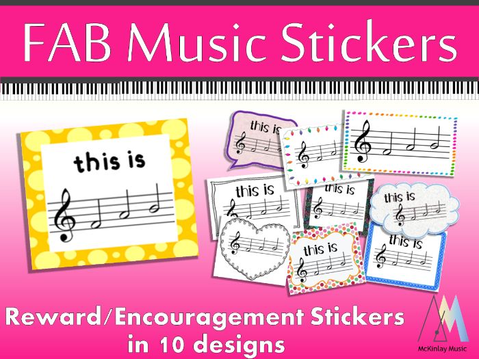 FAB Music Stickers