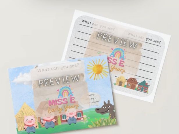 Three Little Pigs - What Can You See?