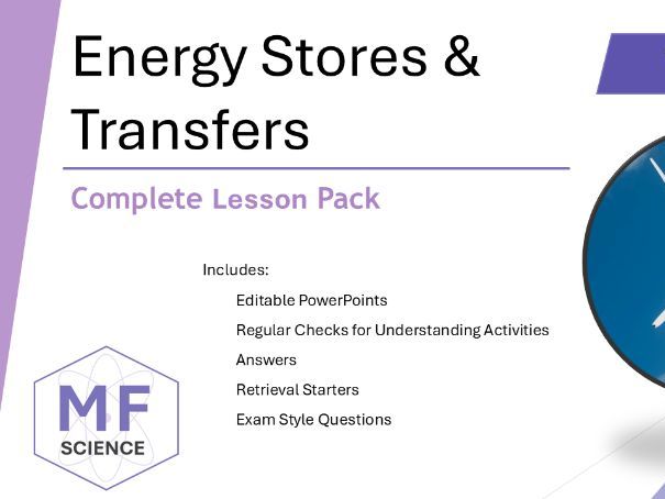 AQA GCSE Physics – Energy Stores & Transfers | Complete 11-Lesson Unit