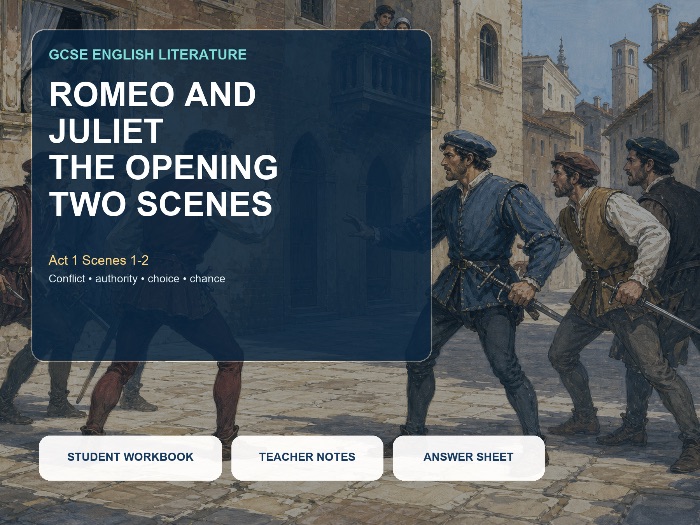 Romeo and Juliet Act 1 Scenes 1-2 Lesson