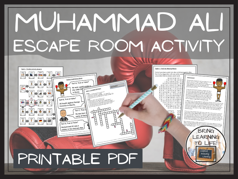 Muhammad Ali Escape Room Activity