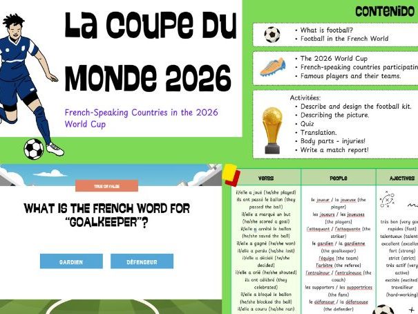 2026 FIFA World Cup French Lesson