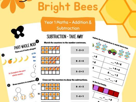 Year 1 Addition and subtraction (Within 10)