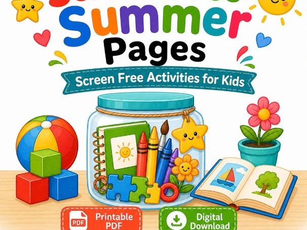 Screen Free Summer Pages