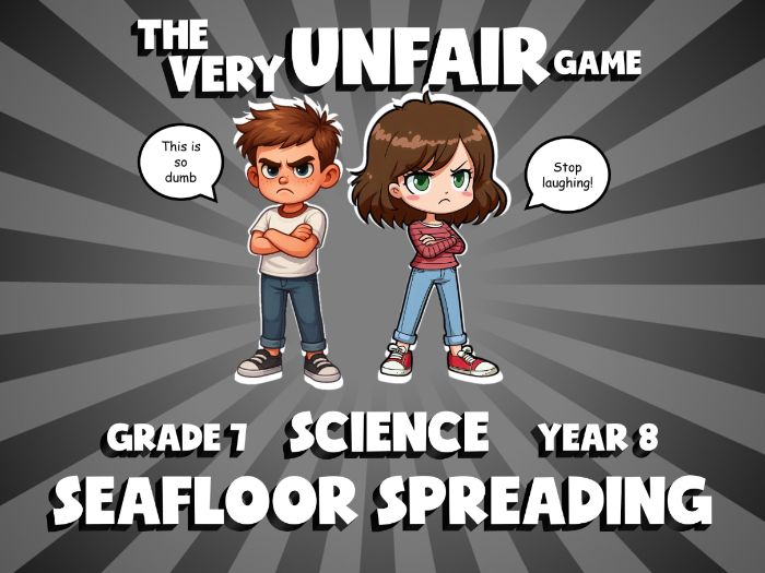 Seafloor Spreading VERY UNFAIR GAME | No-Prep Year 8 Science Review Activity
