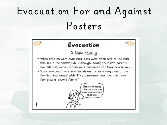 WW2 Evacuation For and Against Reasons