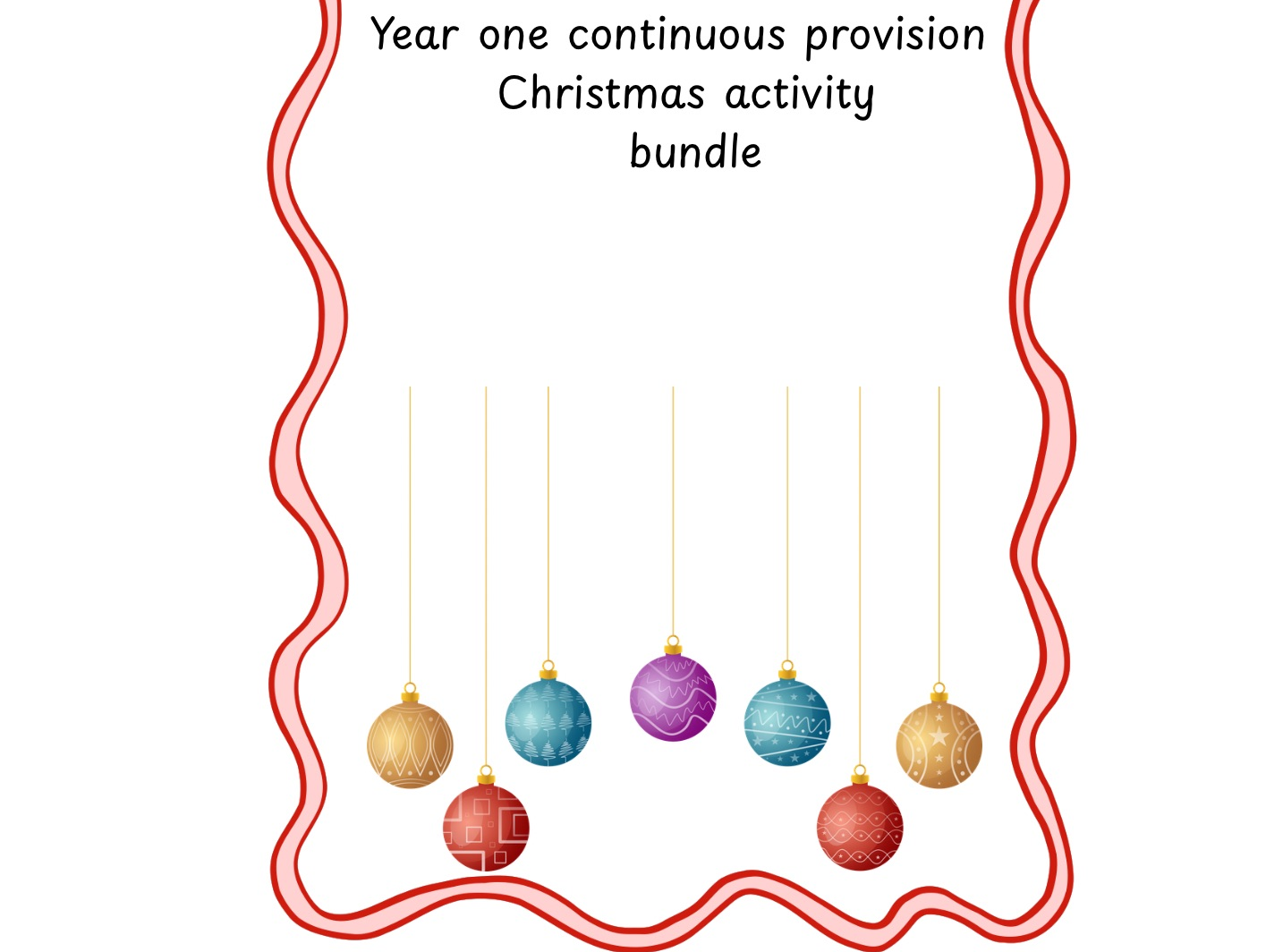Year one Christmas themed continuous provision activities