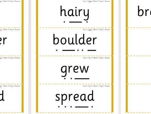 Year 1 Spring 1 Week 2 (Supports Little Wandle)