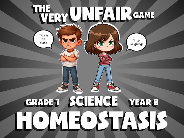 Homeostasis VERY UNFAIR GAME | No-Prep Year 8 Science Review Activity