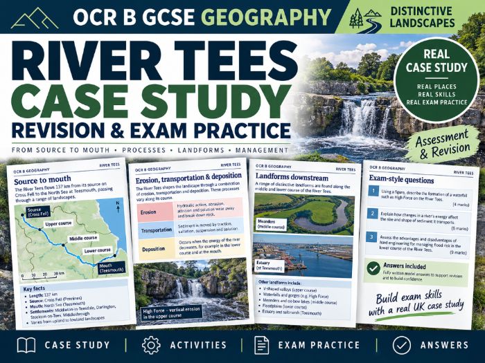 River Tees Case Study – Revision & Exam Practice