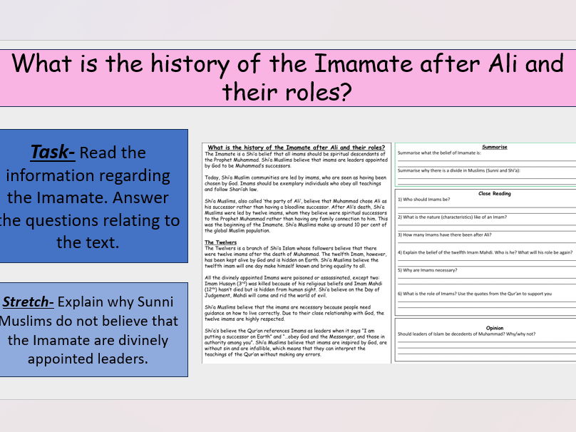 The Imamate in Shi'a Islam