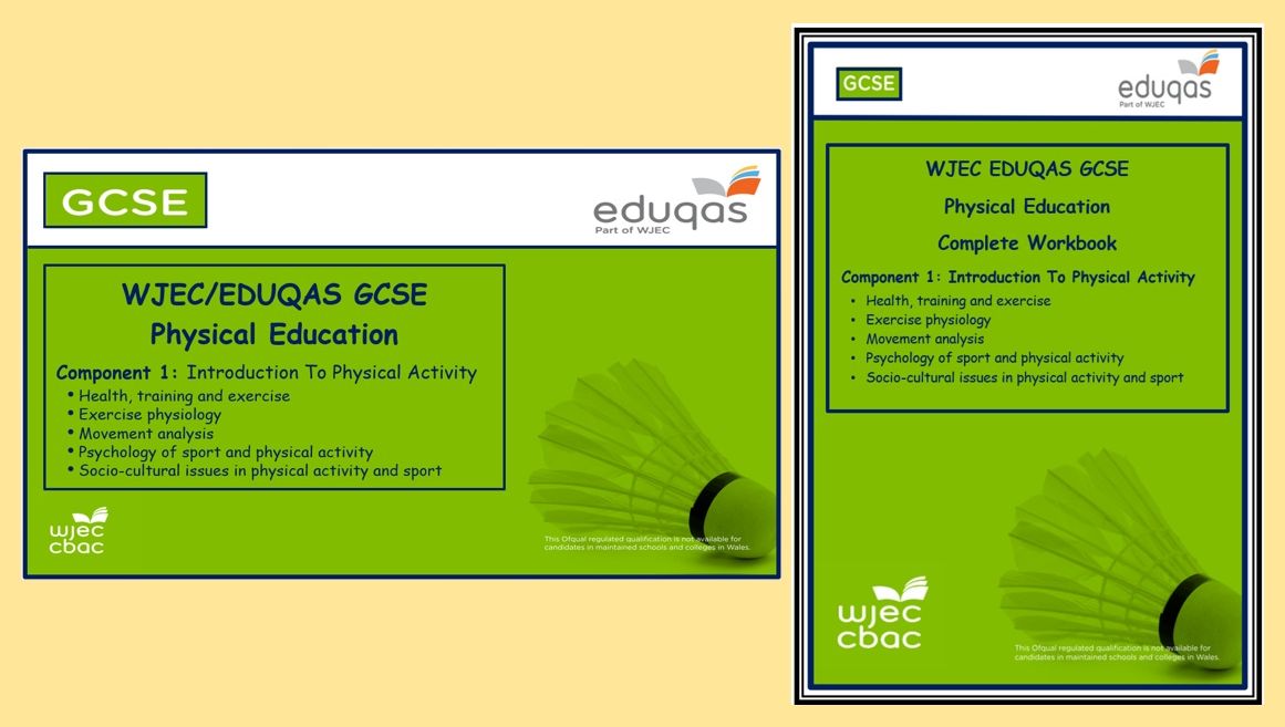 Eduqas - GCSE Physical Education – Component 1 - Complete PowerPoints and Work Booklets - Massive Bundle!