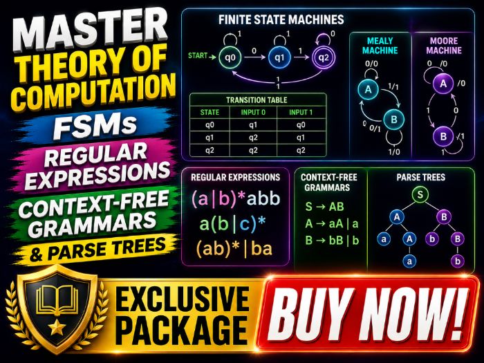 Finite State Machines,Regular Expressions and Formal Languages,Context-Free Grammars and Parse Trees