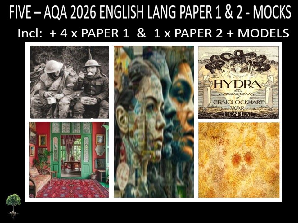 FIVE - AQA PAPER 1 & 2 | 2026 FULL MOCKS | MODELS