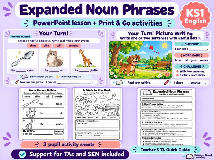 Expanding Noun Phrases KS1