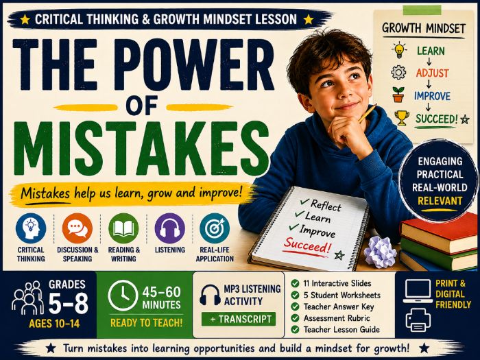 The Power of Mistakes: Critical Thinking Lesson
