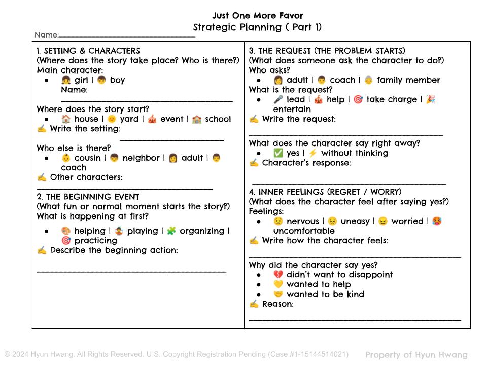 Grade 5 Imaginative Writing | Just One More Favor (Module 9)