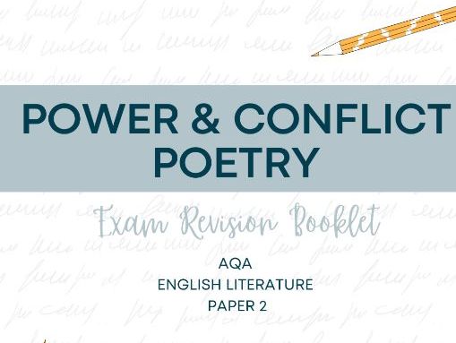 AQA Power and Conflict Poetry Exam Revision Booklet