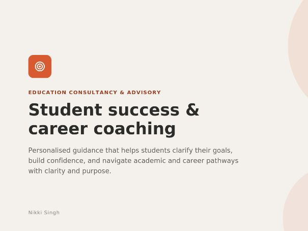 Student Success Coaching Framework
