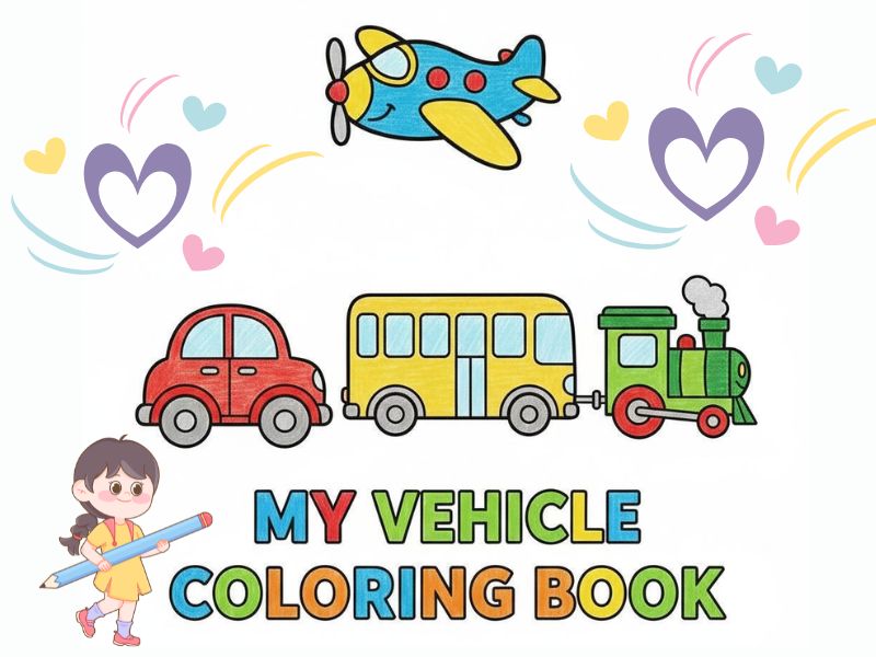 Printable Vehicle Colouring Sheets | 19 Transport Designs EYFS