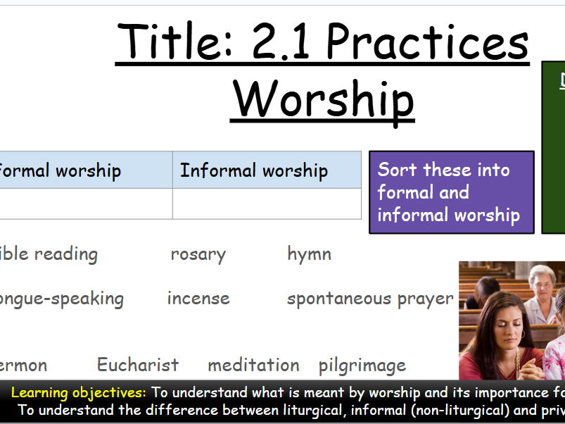 GCSE AQA A Christianity Beliefs & Teachings Chapter 2 - Lessons 1-8