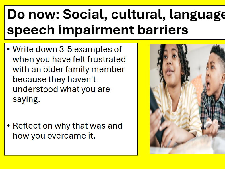 BTEC TECH AWARD Component 3 Health and Wellbeing Health & Social Care LOC LESSON6