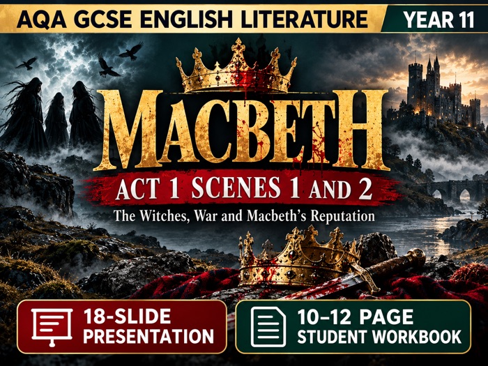 Macbeth Act 1 Scenes 1–2 GCSE English Literature Year 11