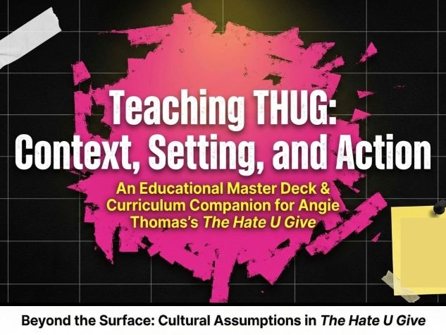 The Hate U Give Novel Social Historical Context Activities English