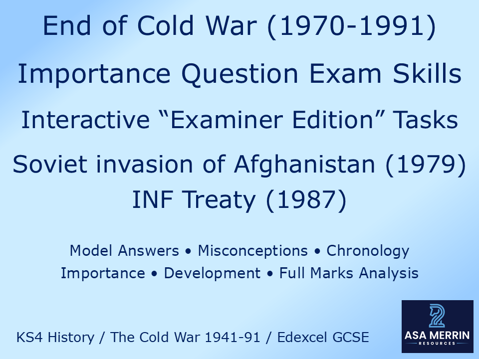 Cold War End (1979–91): Importance Question Exam Skills – Interactive WWYD (GCSE)