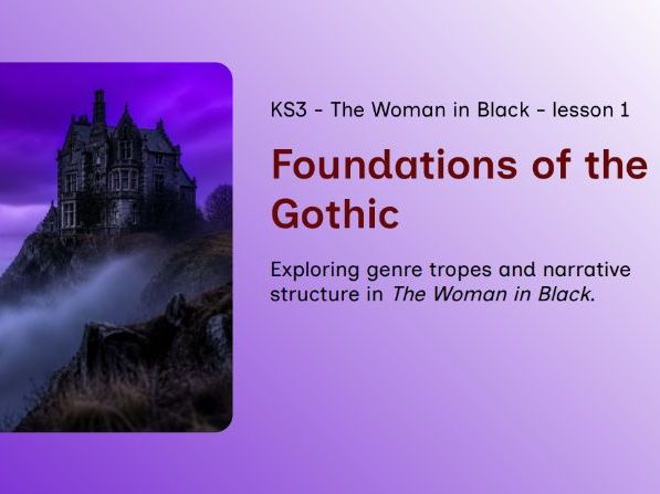 KS3 - The Woman in Black Lesson 1: Entering the Gothic World