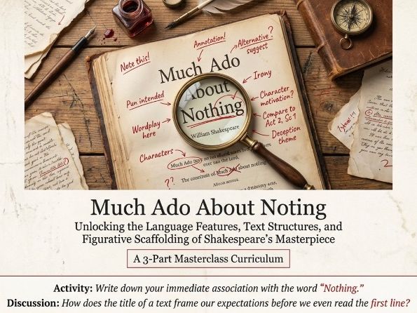 Much Ado About Nothing Teaching Unit | GCSE Year 10–11 | Complete Scheme of Work | Shakespeare