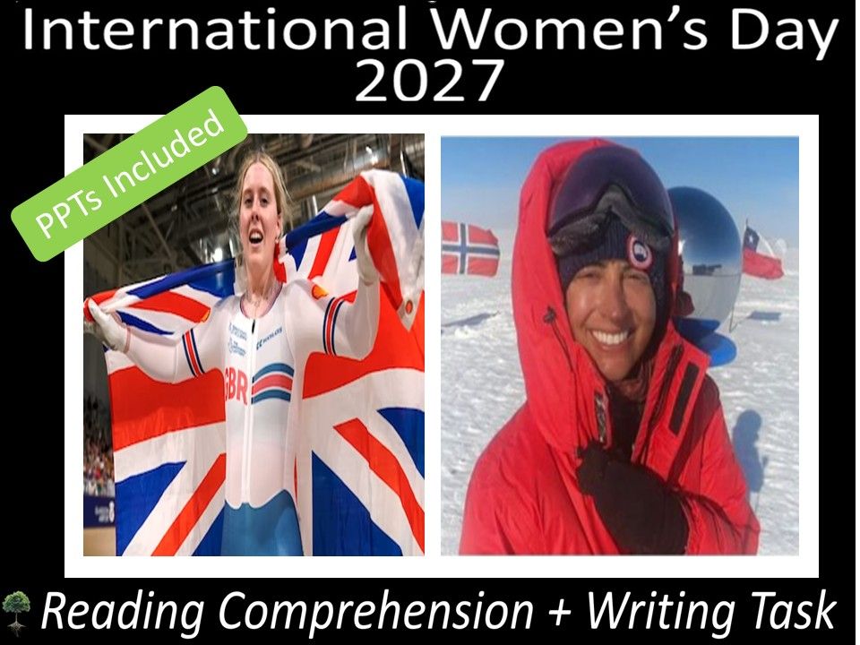 International Women’s Day 2027 | Reading Comprehension + Writing Bundle