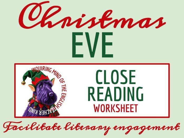 "Christmas Eve" by Guy de Maupassant Literary Analysis Worksheet | Critical Reading