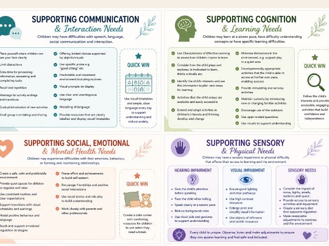 Early Years SEND Strategies at a Glance