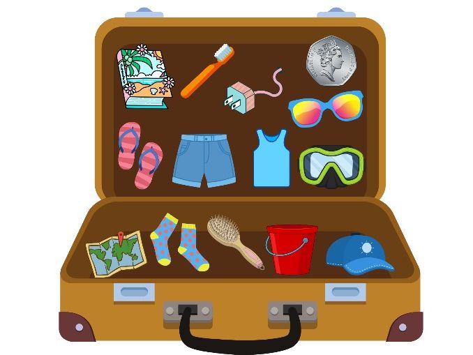 Suitcase Holiday Items Summer
