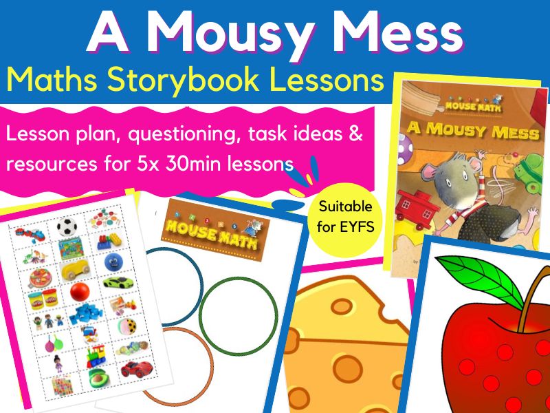 A Mousy Mess - Maths Storybook lessons for EYFS
