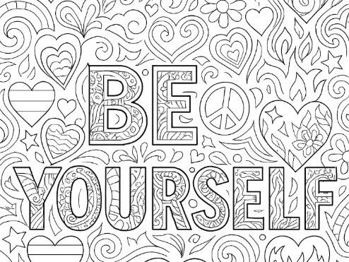 Bundle of 12 colouring sheets for mindful colouring on the theme of kindness, anti-bullying