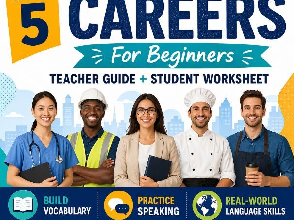 Adult ESL Beginners – Lesson 5: Careers