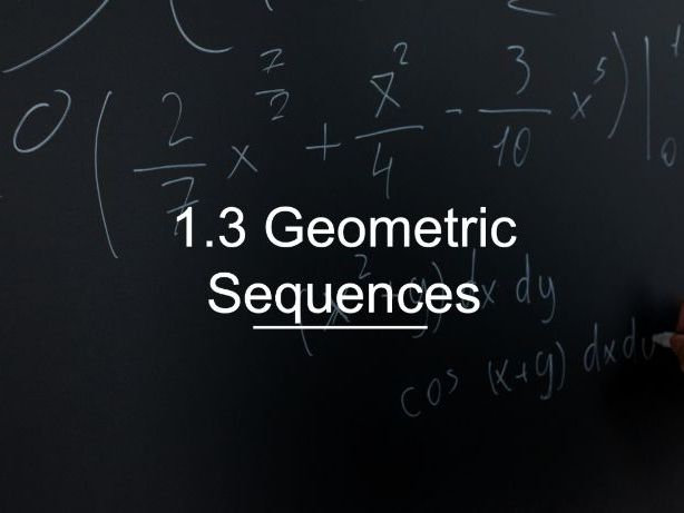 IB Math AI SL 1.3 - Geometric Sequences