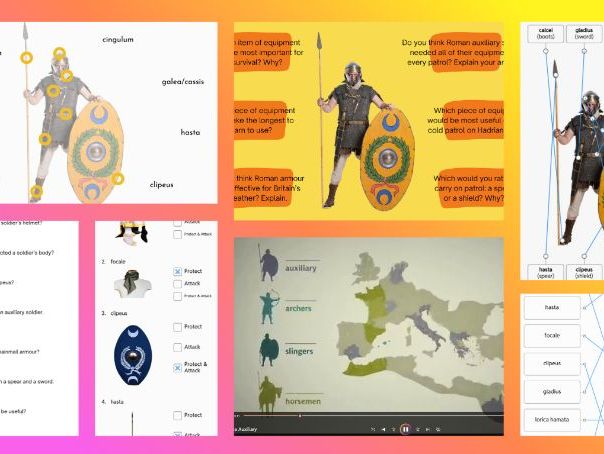 KS2/KS3 Roman Britain - The Auxiliary Soldier Equipment Lesson Pack