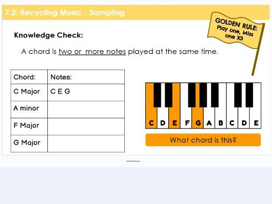 Year 7 Recycling Music – Sampling | KS3 Music Lesson 1